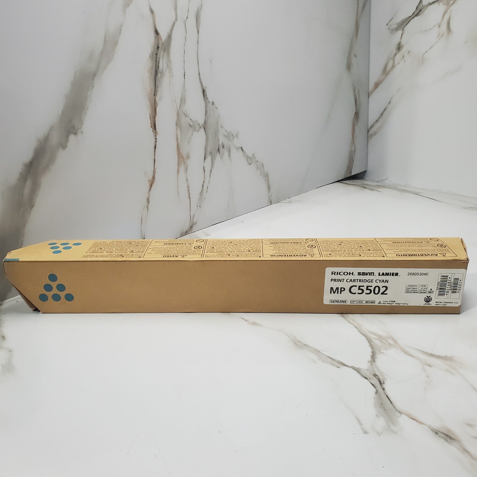 Ricoh MP C5502 Cyan Print Cartridge NEW OEM BOXED0