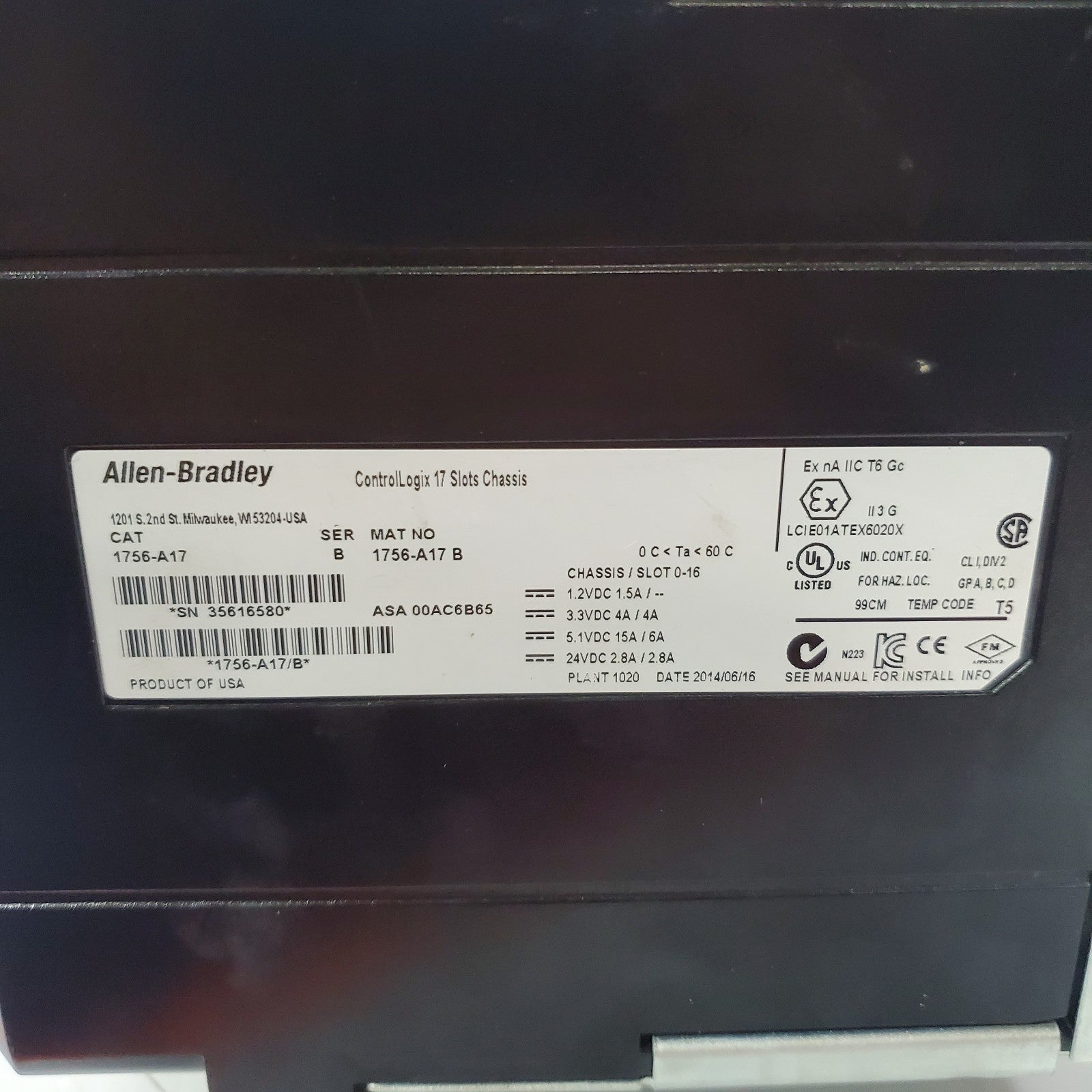 Allen Bradley Control Logix5572 Bundle Keys | EtherNet/IP & DC Modules *READ*8