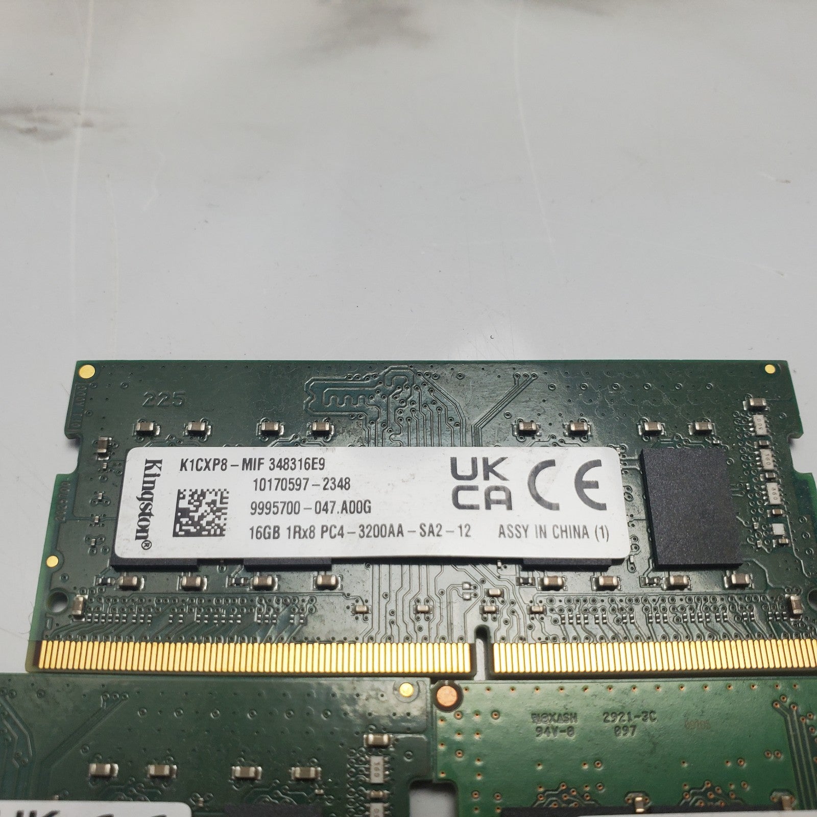 (Lot of 5) Mixed 16GB Ram (DDR4-3200) SODIMM Memory Kingston/Micron1