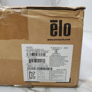 NEW ELO Touch Solutions 10" Touchscreen Monitor ET1002l2UWC1G E1558341
