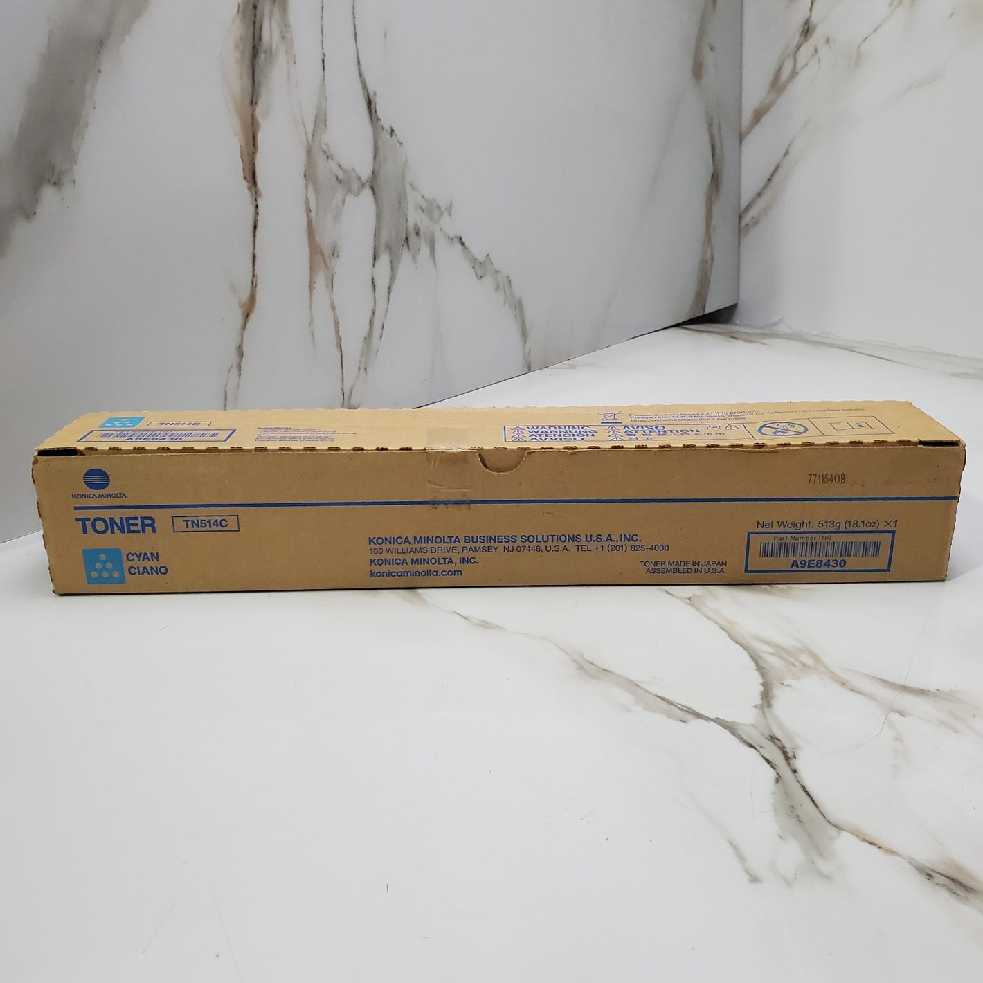 Konica Minolta TN514C (A9E8430) Cyan Toner Cartridge Genuine OEM Original0