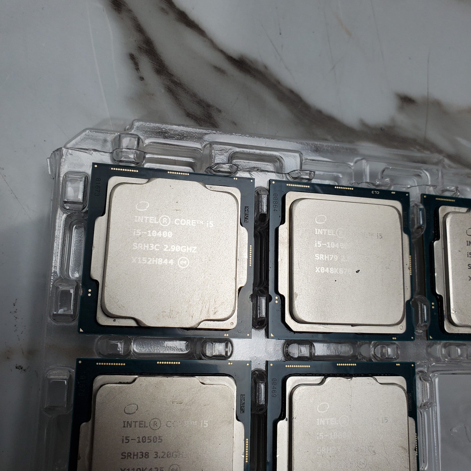 (Lot of 5) Intel Core i5 10th gen Processor 6 Core 12MB Cache LGA1200 *Read1