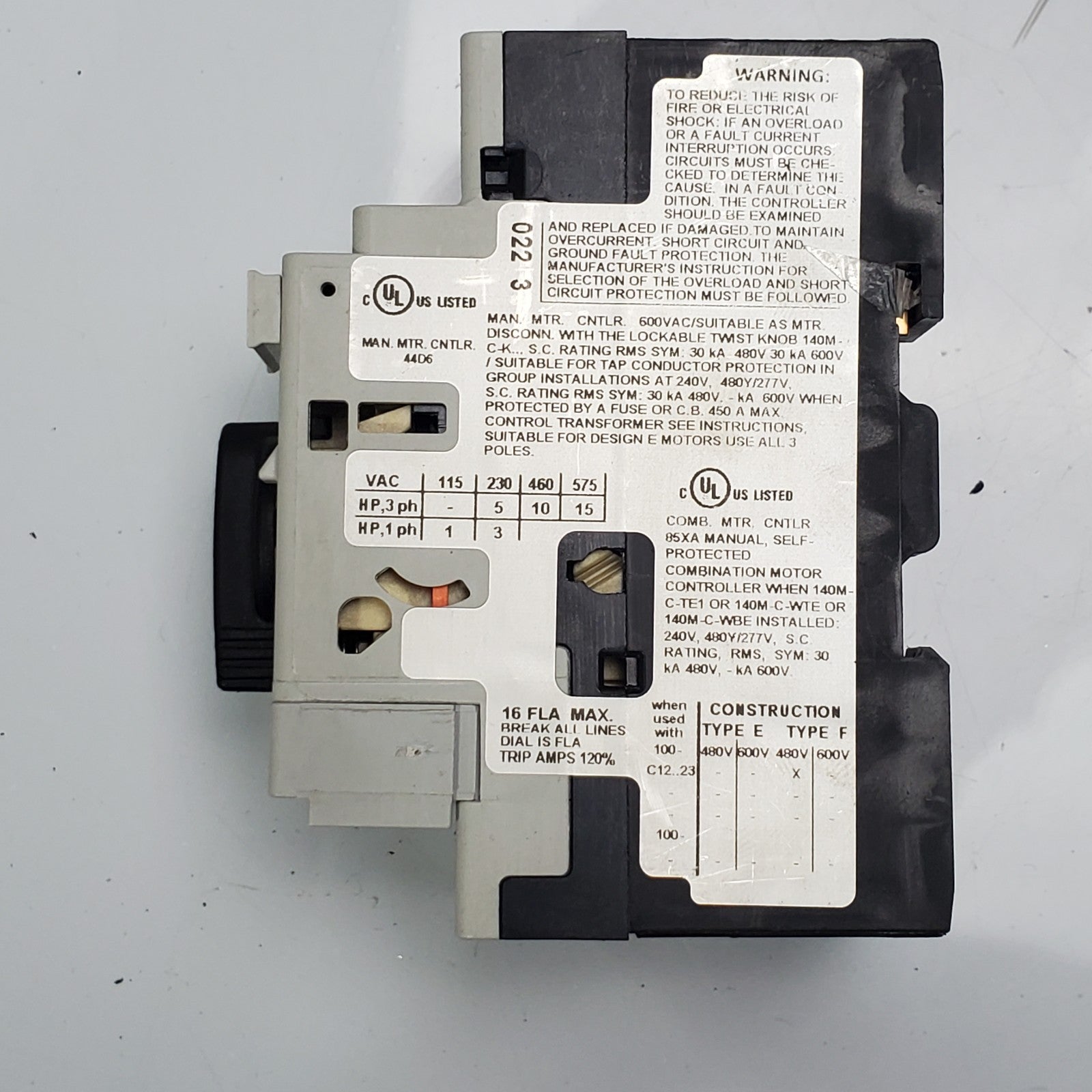 (Lot of 35) Allen Bradley 140MC2EC16 SER C Circuit Breaker4