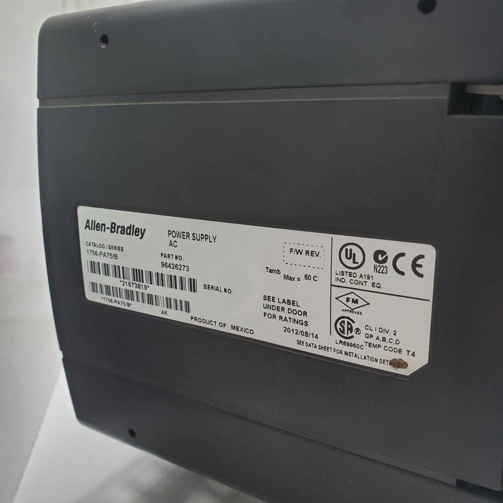 Allen Bradley Control Logix5572 Bundle Keys | EtherNet/IP & DC Modules (READ)4