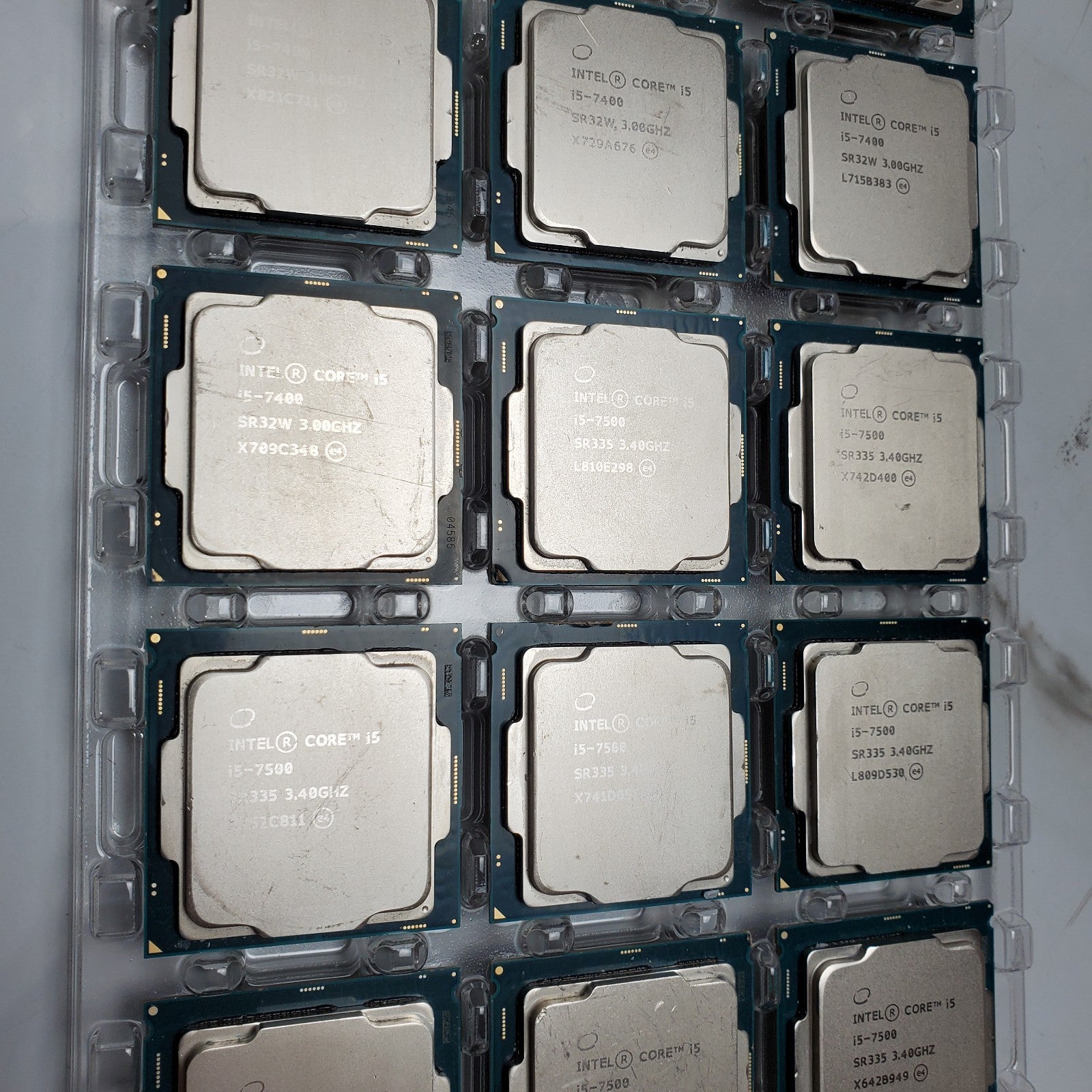 (Lot of 27) Intel 7th Gen Core i3 i5 i7 Desktop CPUs – Mixed Processor Lot *READ2