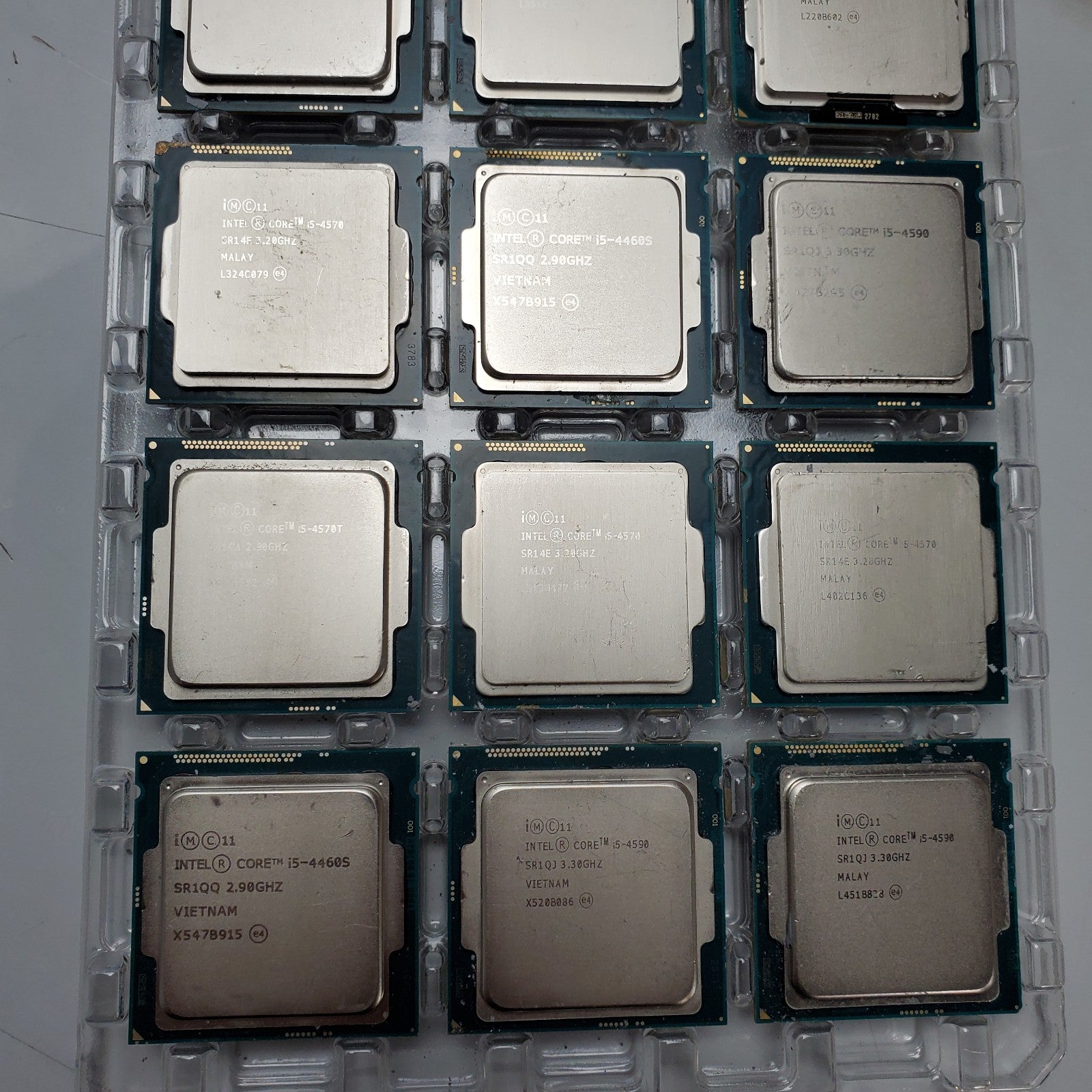 (Lot of 118) Intel 4th Gen Core i3 i5 i7 Desktop CPUs – Mixed Processor Lot READ5