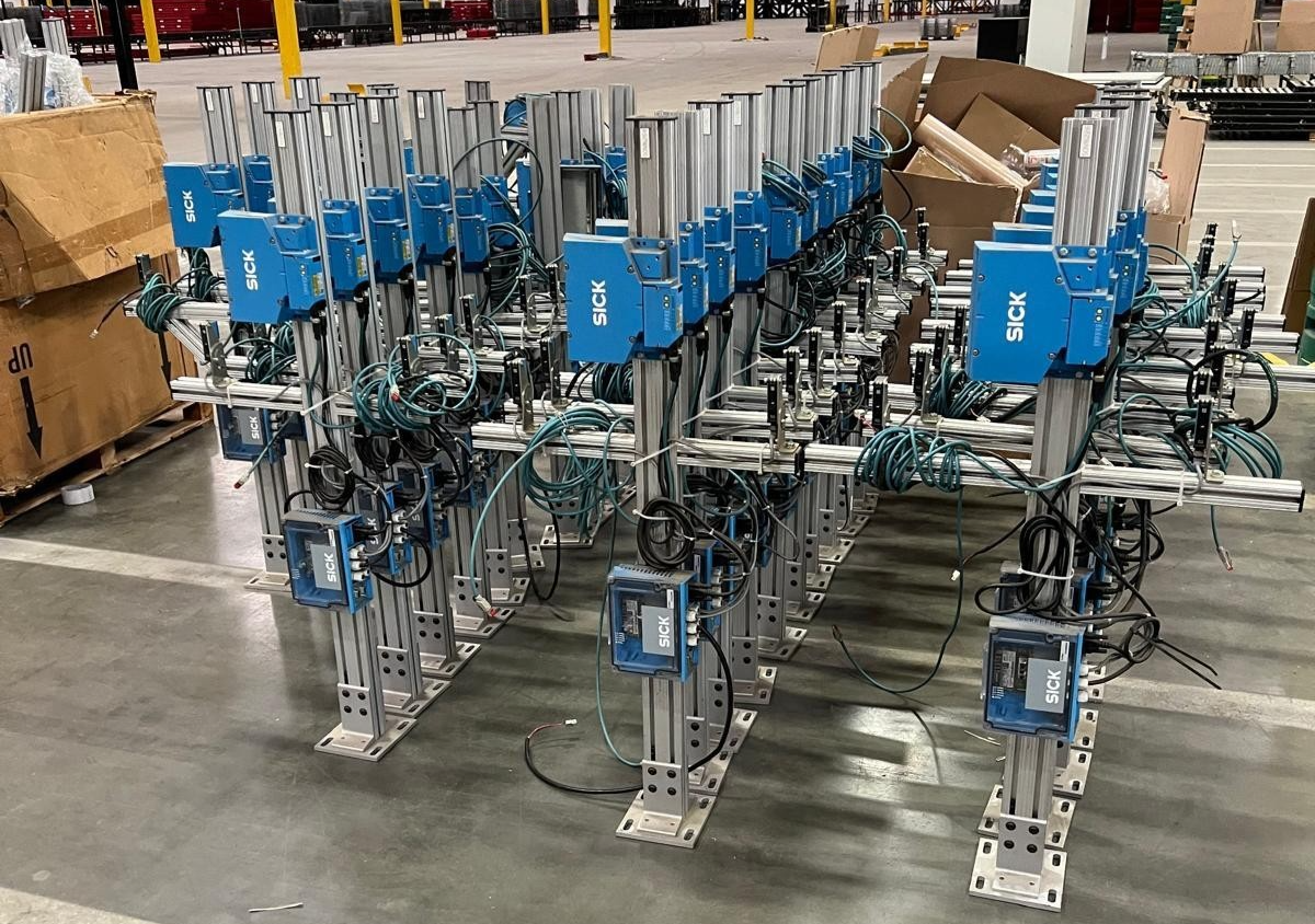 12x SICK CLV6300120 Barcode Scanners w/ CDM4200102 & WL183P4303