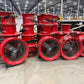 (Lot of 6) Patterson 300" High Velocity Fans Industrial Shop *Custom Red*1