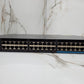 Cisco WSC365012X48FDS 2x 10G 3650 48x PoE+ Switch w/ Dual 1100W PSU2