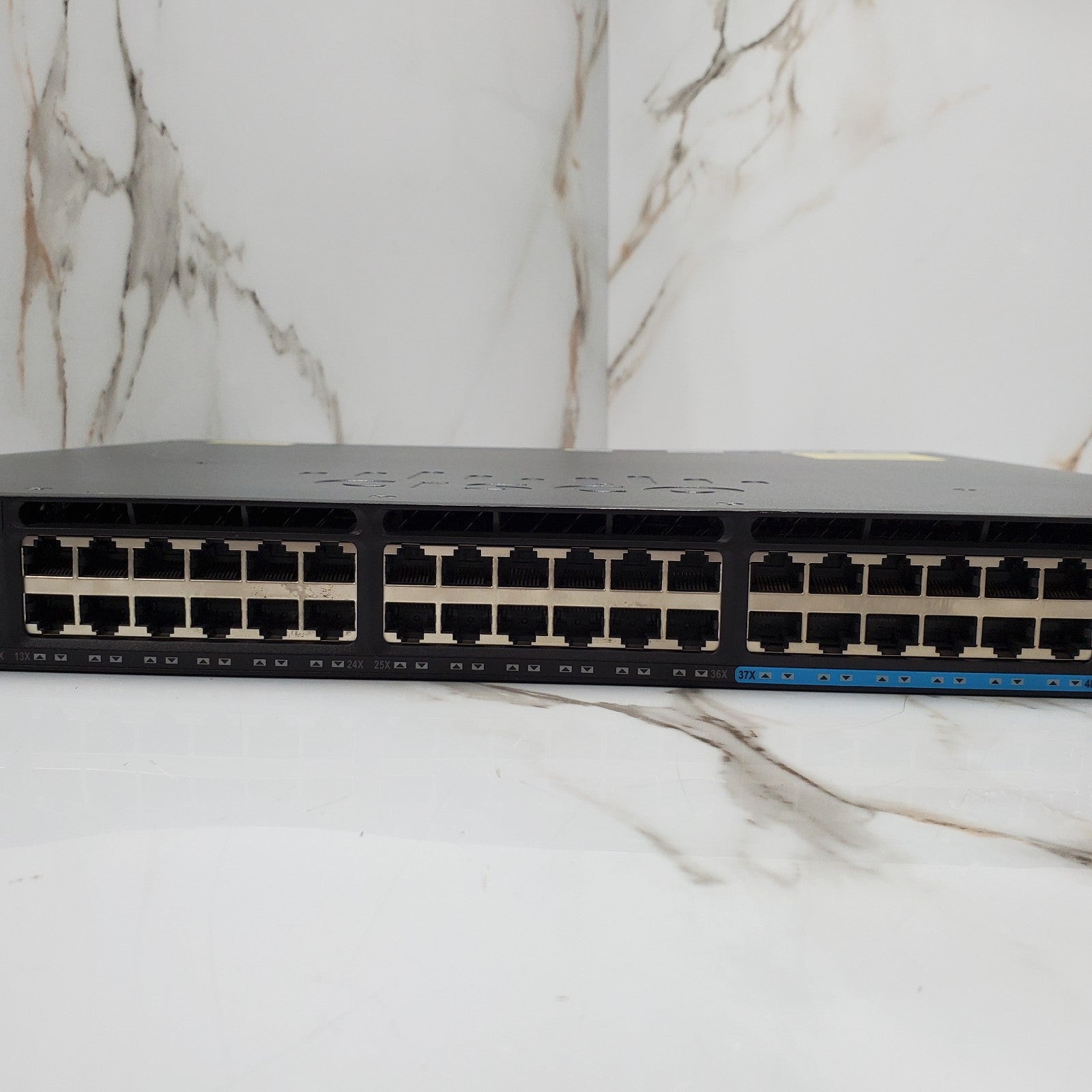Cisco WSC365012X48FDS 2x 10G 3650 48x PoE+ Switch w/ Dual 1100W PSU2