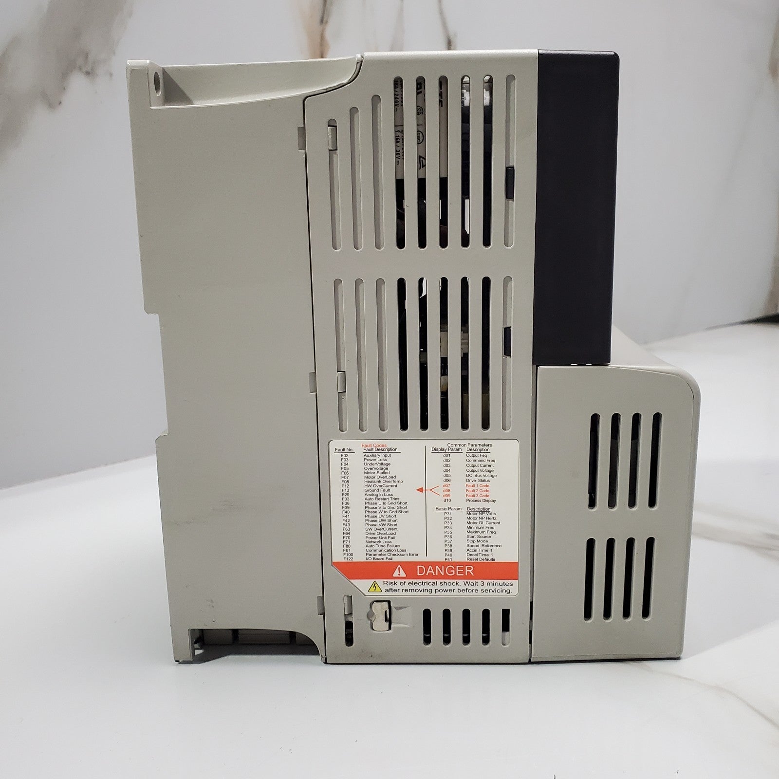 (Lot of 18) Allen Bradley 22BD4P0N104 /A Motor Rat. 1.5kw / 2.0Hp PowerFlex 409