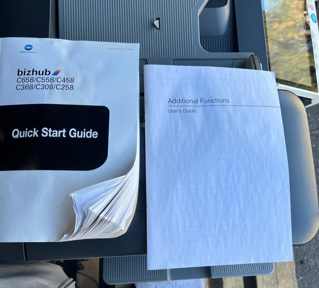 Konica Minolta bizhub C458 Color Copier/Printer/Scanner Low Meter 20K | 20194