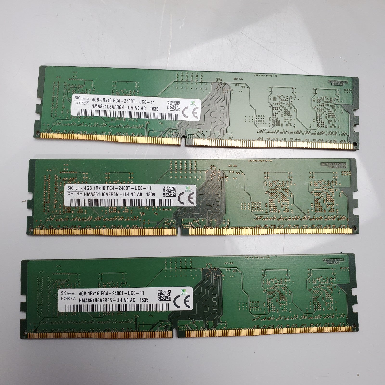(LOT OF 28) MIXED MAJOR BRAND 4GB DDR4 Memory RAM/Mix Speed*READ*9