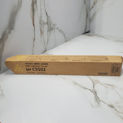 Ricoh 841752 Yellow Toner MP C5502 Genuine New OEM Boxed0