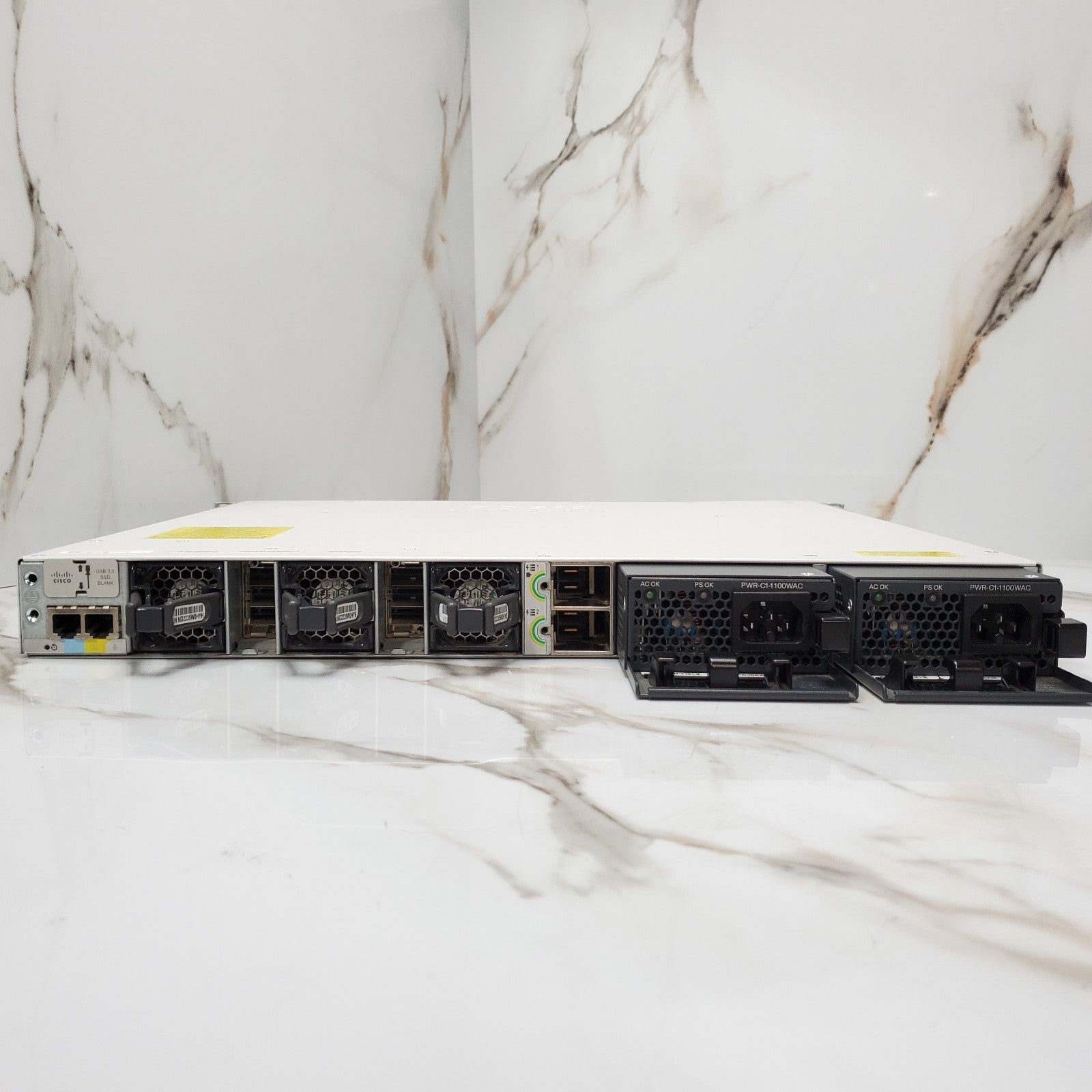Cisco Catalyst C9300‑48U‑E 48‑Port PoE+ Switch + C9300NM‑8X + Dual 1100W PSU5