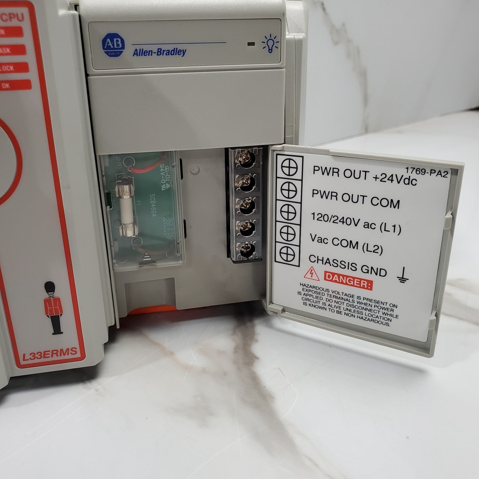 AllenBradley 1769L33ERMS Safety PLC Controller + 1769PA2 + 1769ECR3