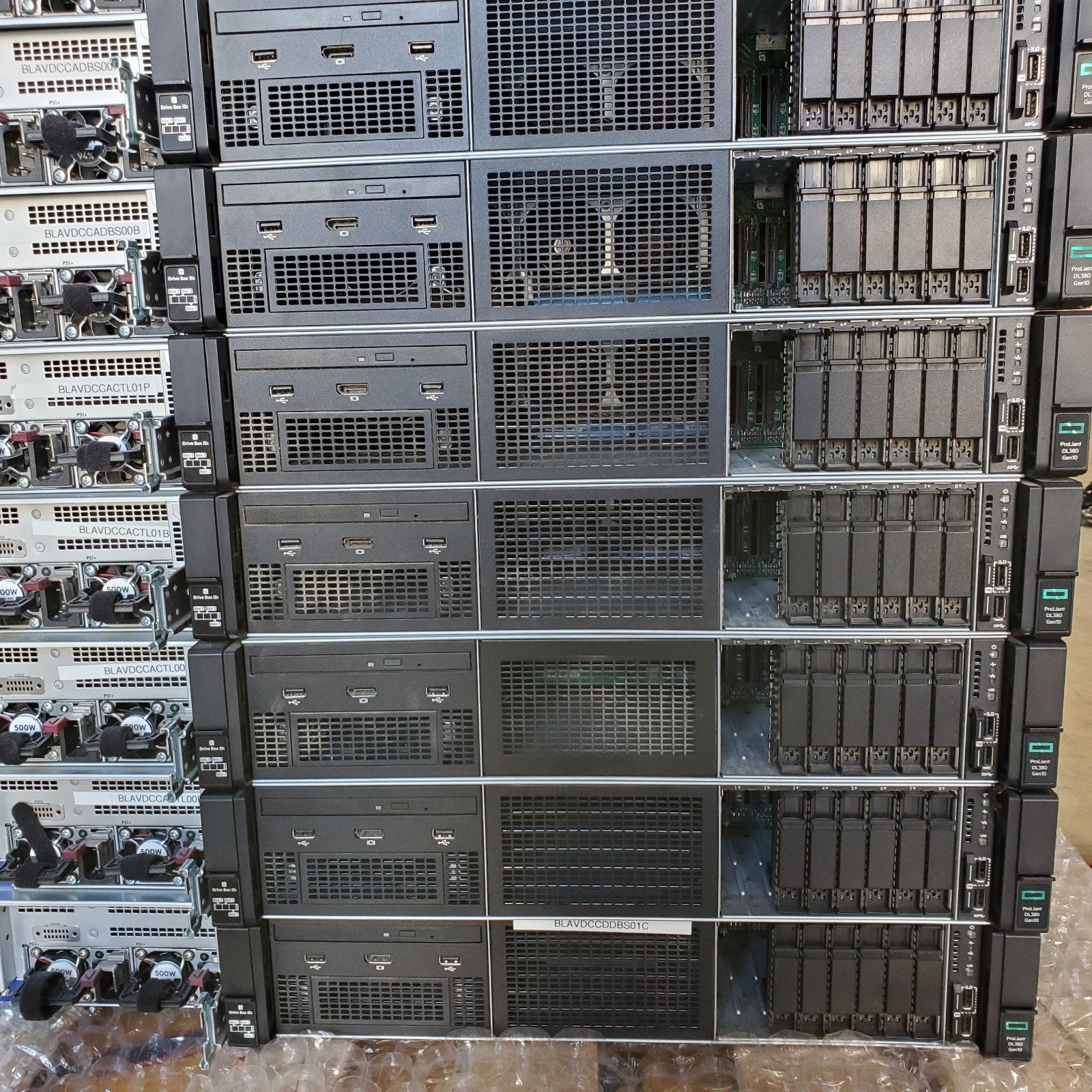 (Lot of 22) HP ProLiant DL380 G9/G10 Chassis W/CPU/PSU *Read Description*3