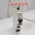 (Lot of 27) Schneider Electric 60106 Circuit Breaker Multi 9 C60 5A 240V 1Pole0