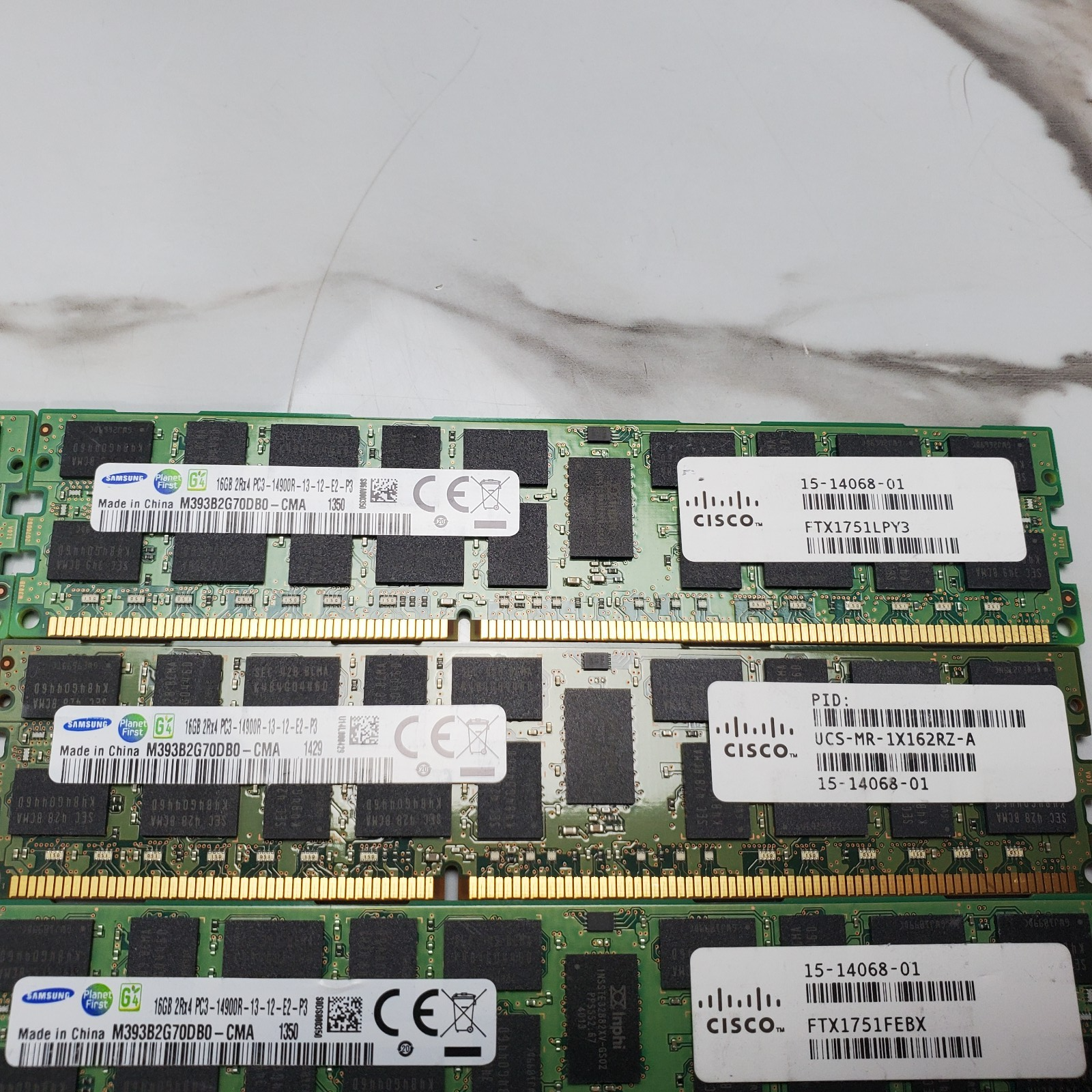 (LOT of 10) Micron/Samsung DDR3 PC3/PC3L ECC REG RAM SERVER Mixed Lot4