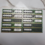 (LOT of 10) Micron/Samsung DDR3 PC3/PC3L ECC REG RAM SERVER Mixed Lot0