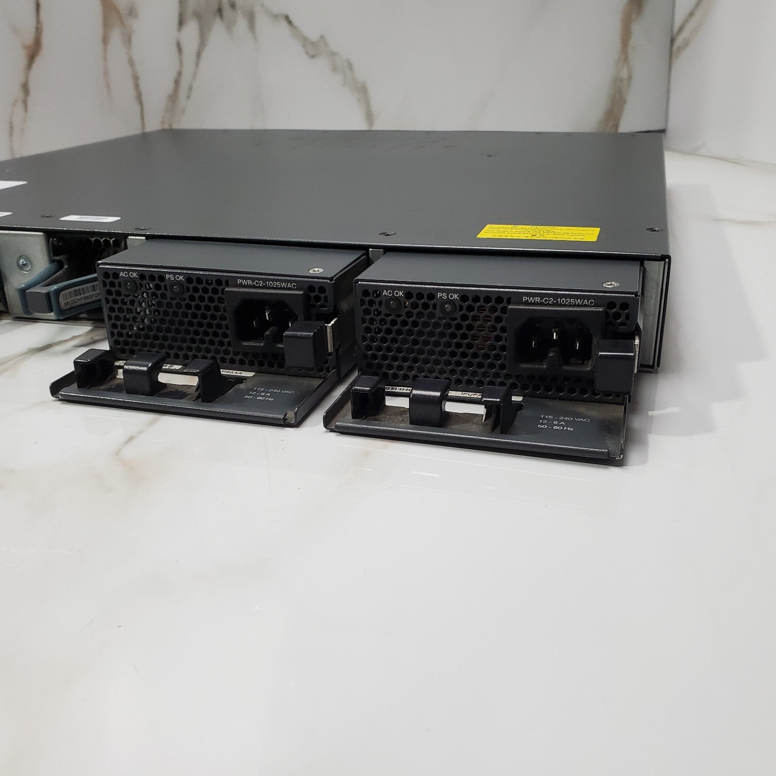 (Lot of 6) Cisco WSC365048FWDS 48 Port FPoE 2X10G Gigabit Switch10