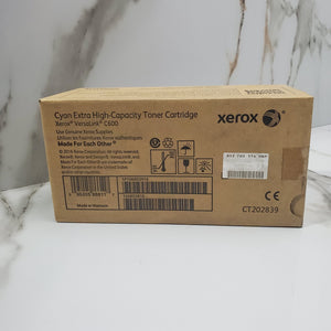 Genuine VL C600 Extra High Capacity Toner OEM Sealed Box CT202839 Cyan0