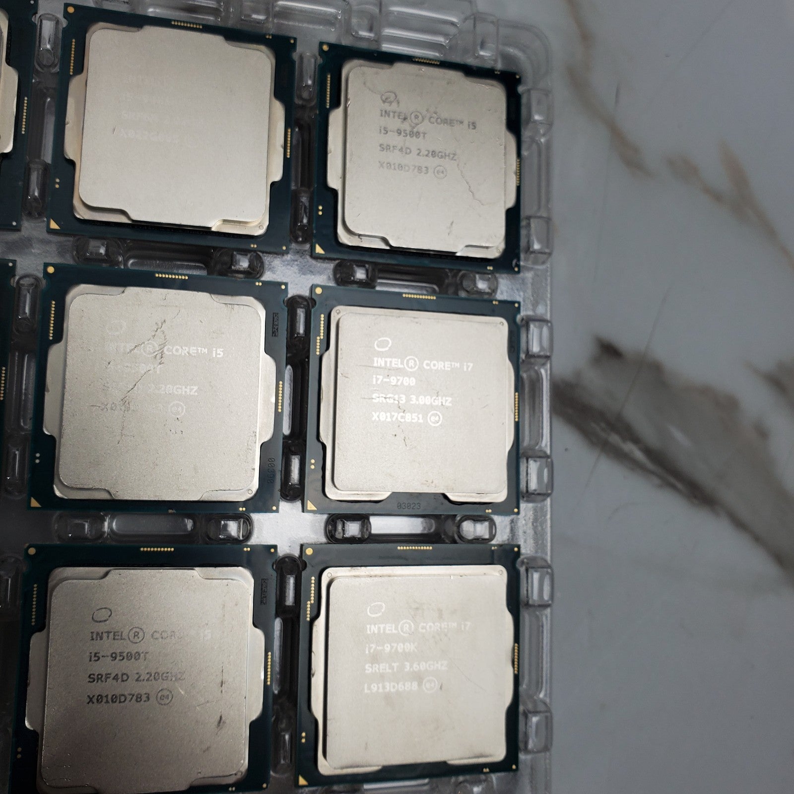 (Lot of 9) Intel 9th Gen Core i3 i5 i7 Desktop Processors – Mixed Lot - Read4
