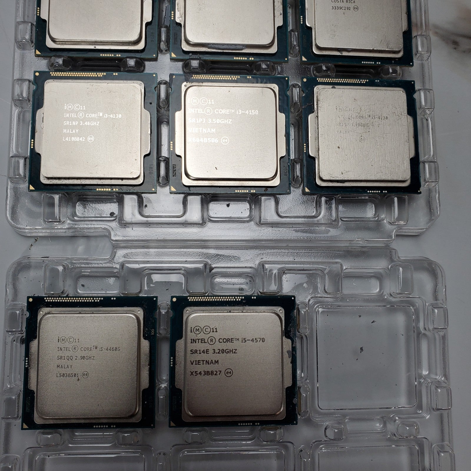 (Lot of 118) Intel 4th Gen Core i3 i5 i7 Desktop CPUs – Mixed Processor Lot READ8