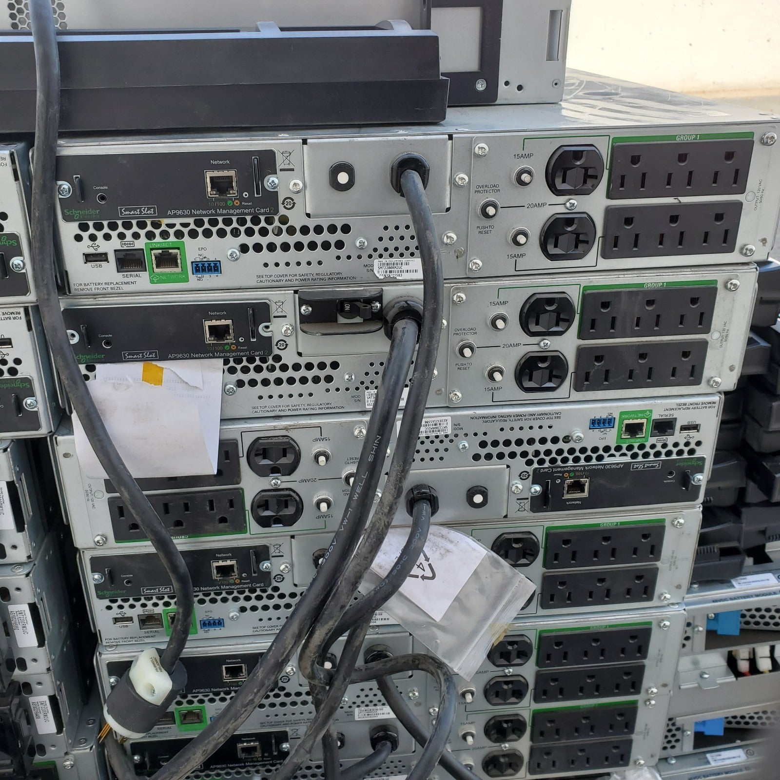 (Lot of 17) APC SMT2200RM2UC/ SMT3000RM2UC SmartUPS *READ Description*3