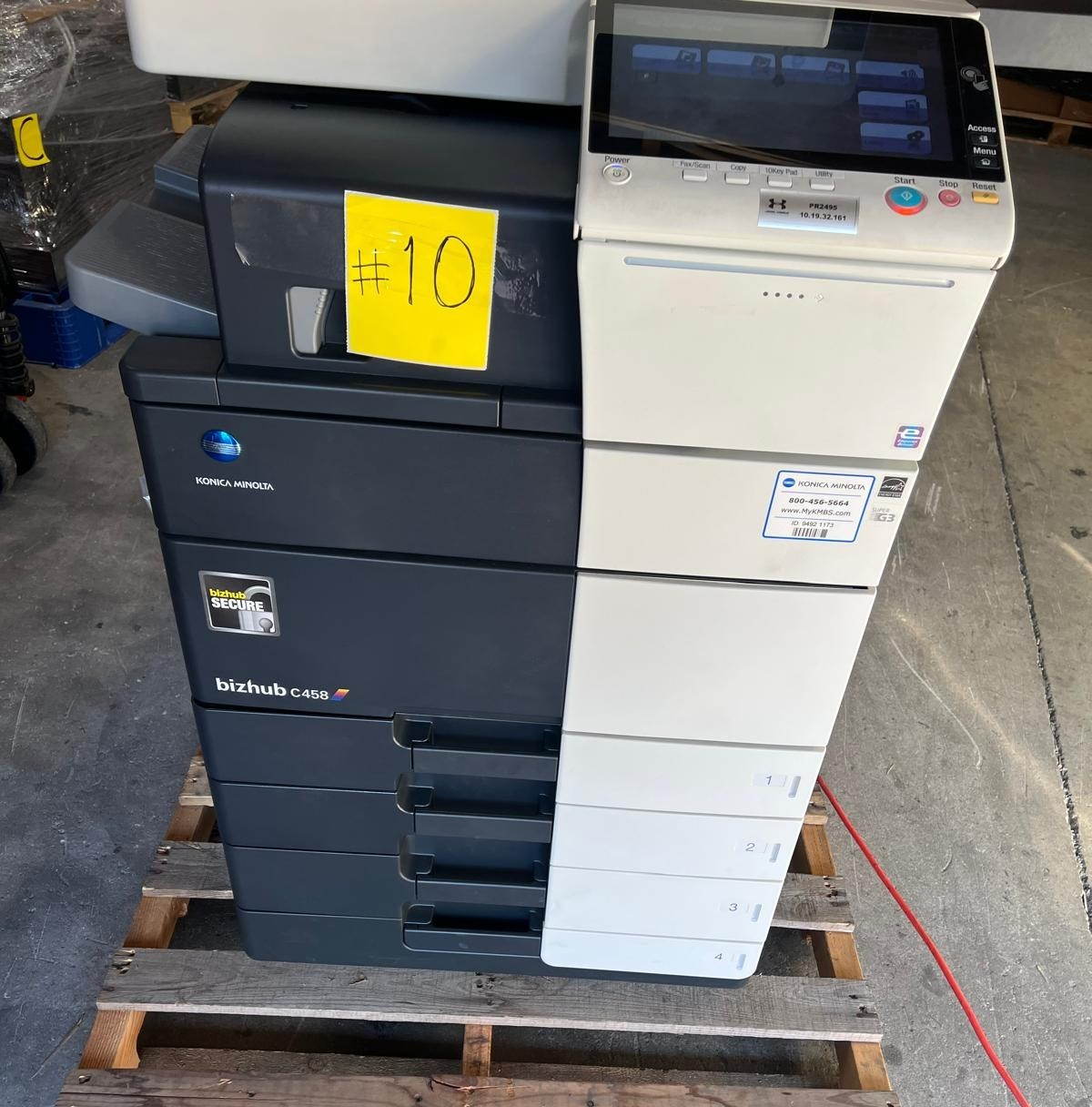 Konica Minolta bizhub C458 Color Copier/Printer/Scanner Low Meter 54K | 20192
