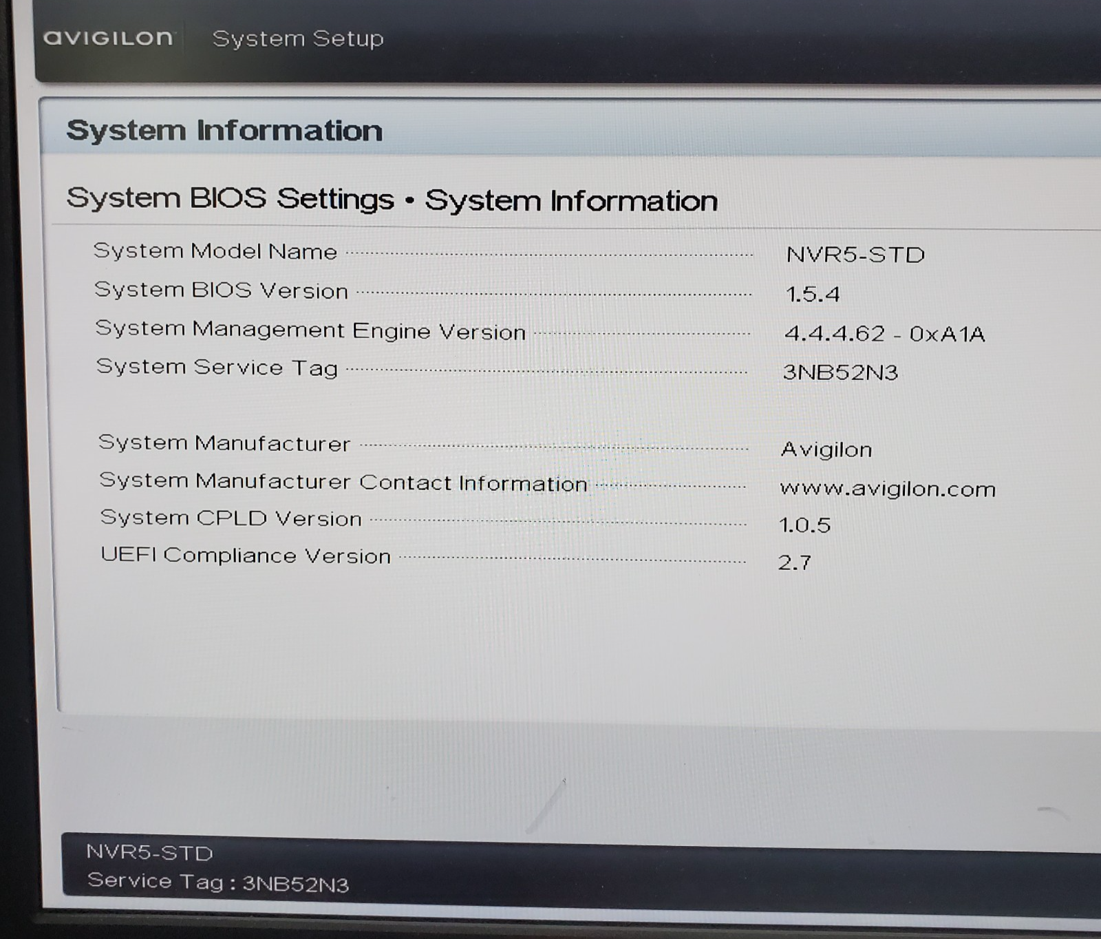 Avigilon NVR5STD 64TB Network Video Recorder Xeon Silver 4309Y | 16GB | T100020