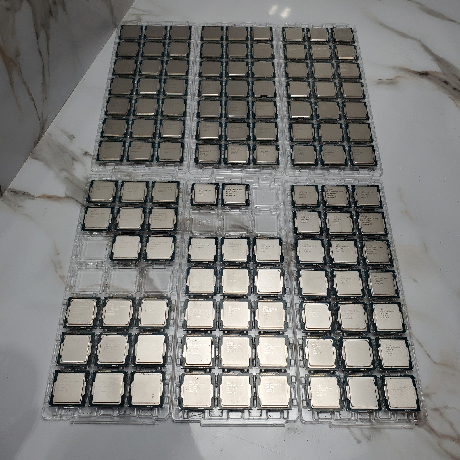 (Lot of 118) Intel 4th Gen Core i3 i5 i7 Desktop CPUs – Mixed Processor Lot READ0