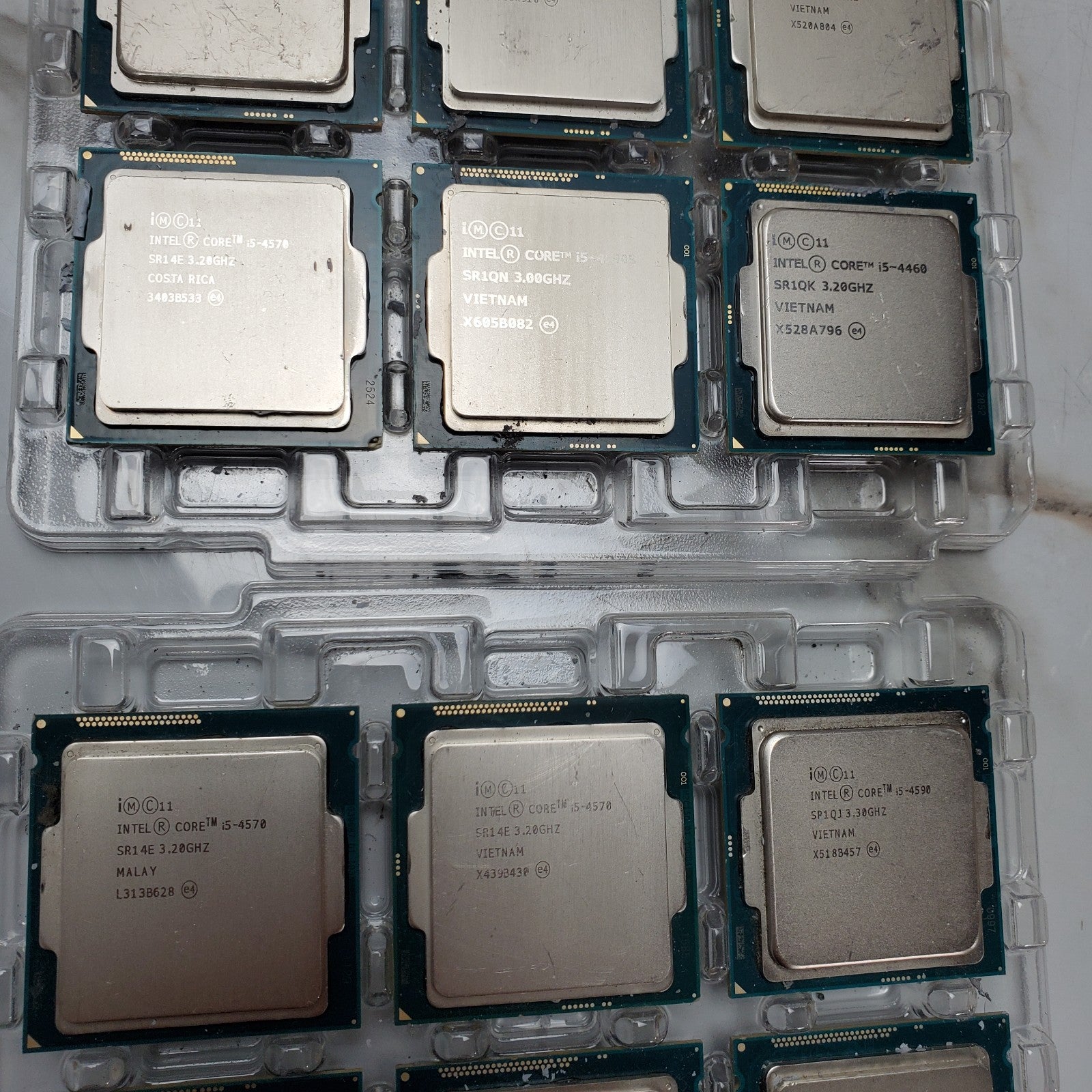 (Lot of 118) Intel 4th Gen Core i3 i5 i7 Desktop CPUs – Mixed Processor Lot READ3