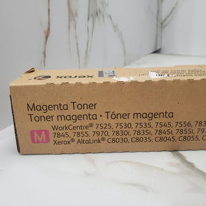GENUINE XEROX 006R01511 MAGENTA TONER WC7525/7855/7830/7835 C8030 C8045 8070+1