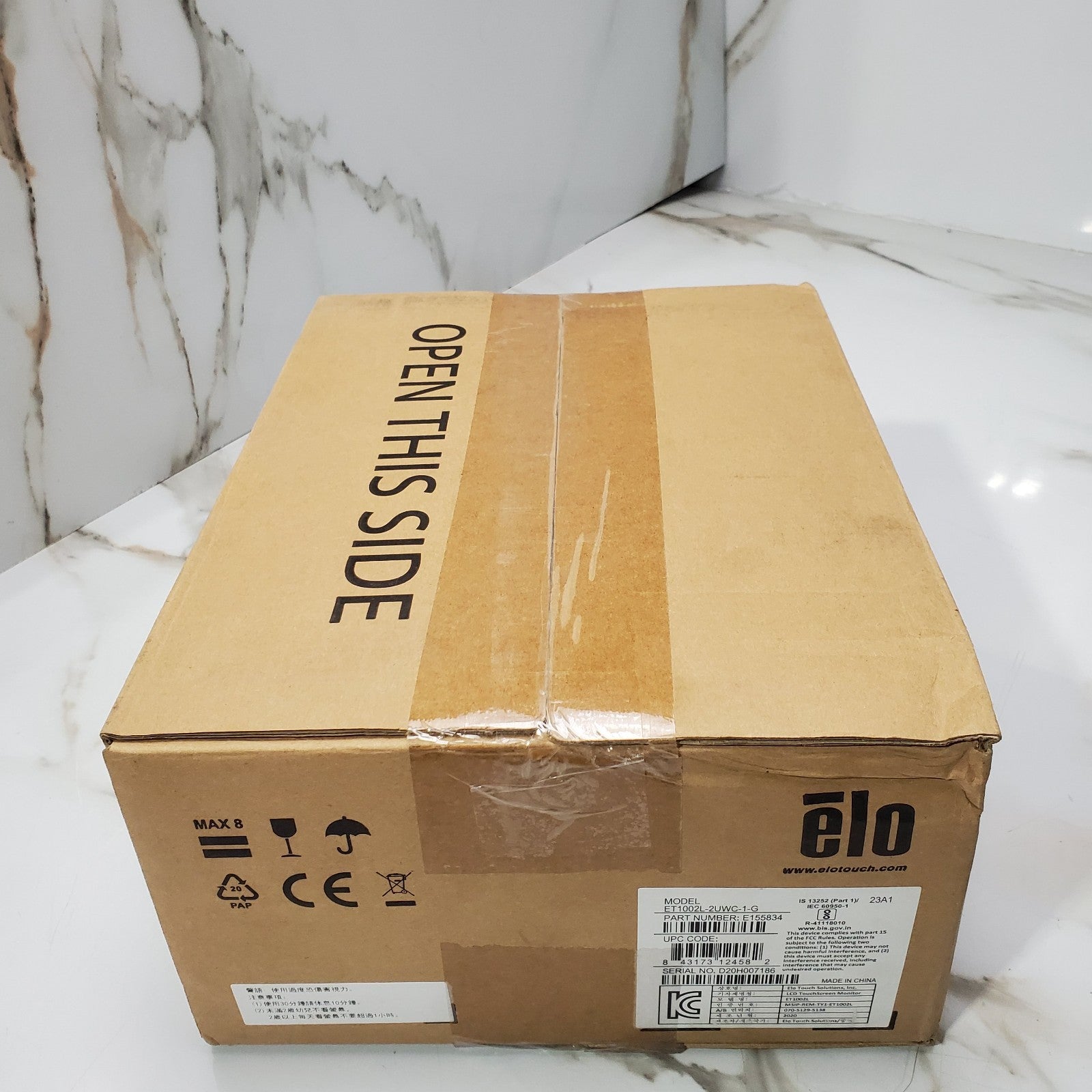 NEW ELO Touch Solutions 10" Touchscreen Monitor ET1002l2UWC1G E1558342