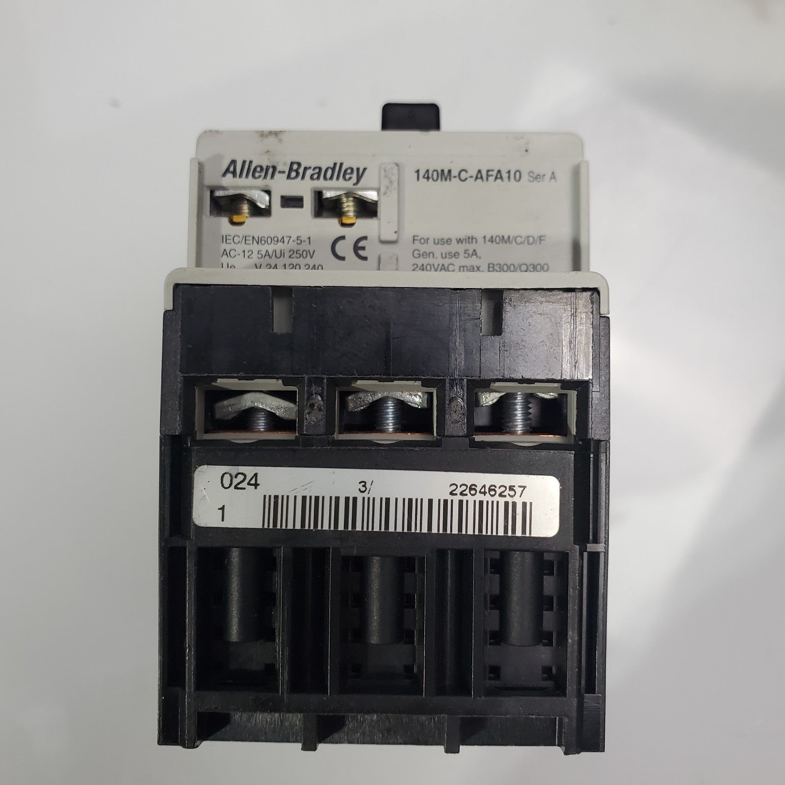(Lot of 4) Allen Bradley 120MC2EC20 Ser.C Circuit Breaker5